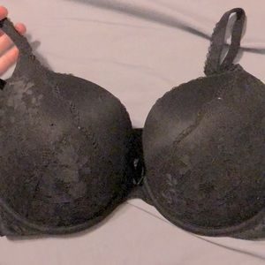 Body by V.S Perfect Shape Black bra with Lace Overlay